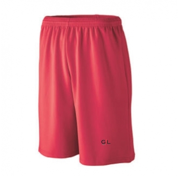 Youth Longer Length Wicking Mesh Athletic Shorts