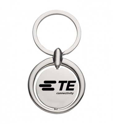 Circular Metal Key Tag