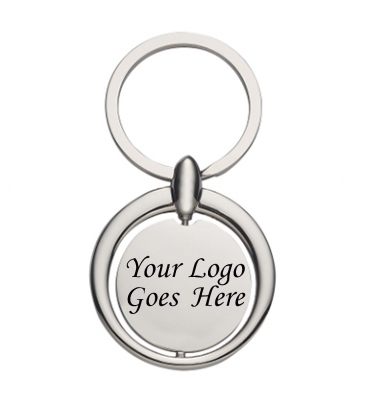 Circular Metal Key Tag