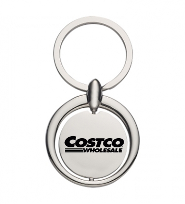 Circular Metal Key Tag