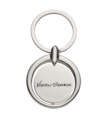 Circular Metal Key Tag
