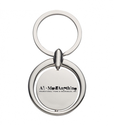 Circular Metal Key Tag