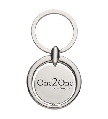 Circular Metal Key Tag