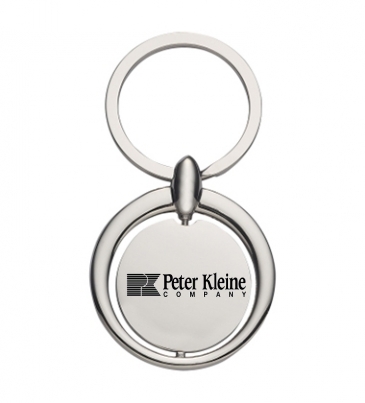 Circular Metal Key Tag