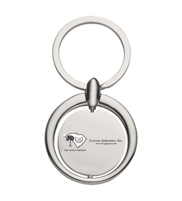 Circular Metal Key Tag