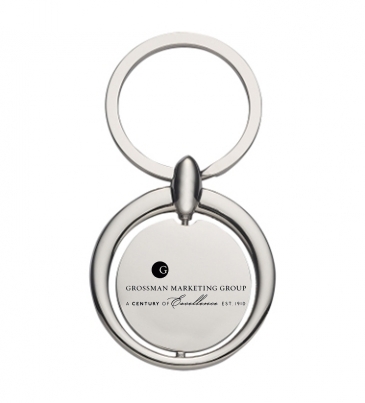 Circular Metal Key Tag