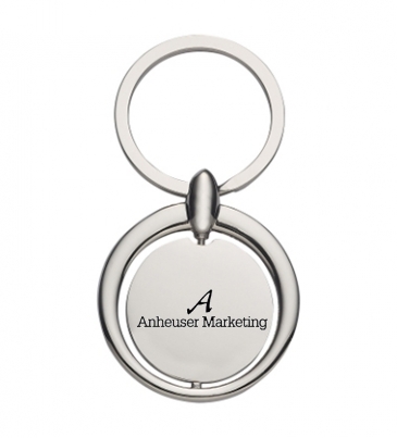 Circular Metal Key Tag