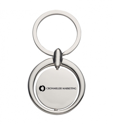 Circular Metal Key Tag