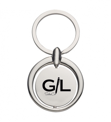 Circular Metal Key Tag