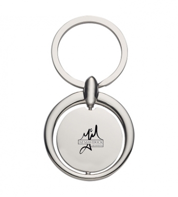 Circular Metal Key Tag
