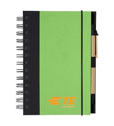 Eco-Inspired Spiral Notebook & Pen