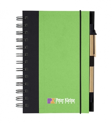 Eco-Inspired Spiral Notebook & Pen