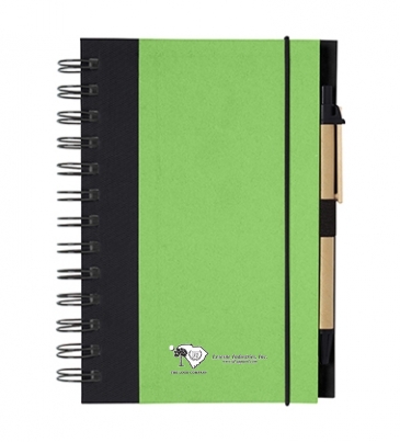 Eco-Inspired Spiral Notebook & Pen