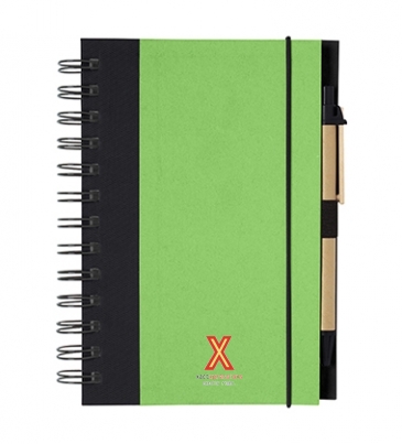 Eco-Inspired Spiral Notebook & Pen