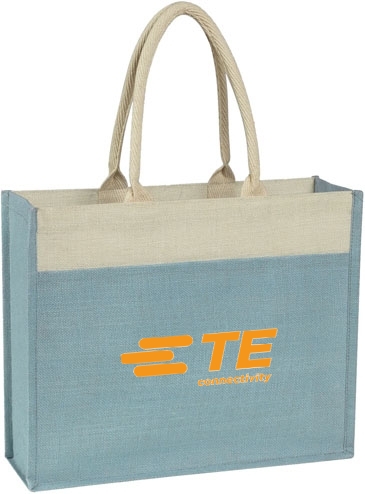 Jute Tote Bag With Front Pocket