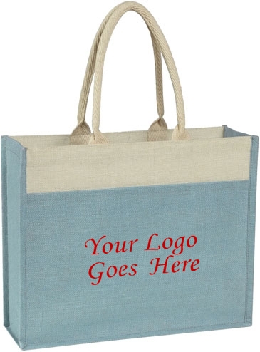 Jute Tote Bag With Front Pocket