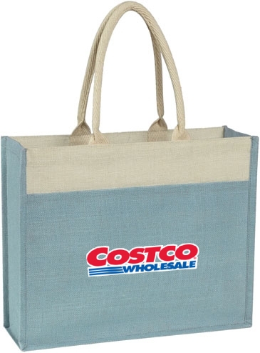Jute Tote Bag With Front Pocket