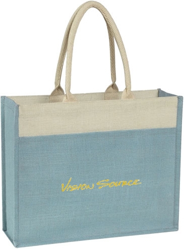 Jute Tote Bag With Front Pocket