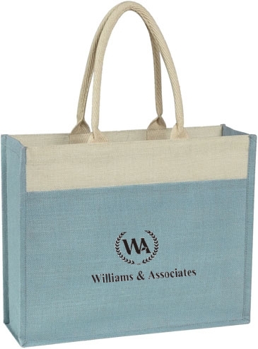 Jute Tote Bag With Front Pocket