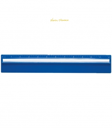 Plastic 12" Ruler With Magnifying Glass