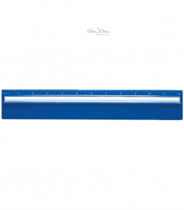 Plastic 12" Ruler With Magnifying Glass