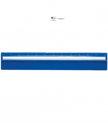 Plastic 12" Ruler With Magnifying Glass