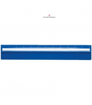 Plastic 12" Ruler With Magnifying Glass