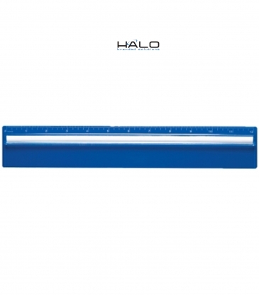 Plastic 12" Ruler With Magnifying Glass