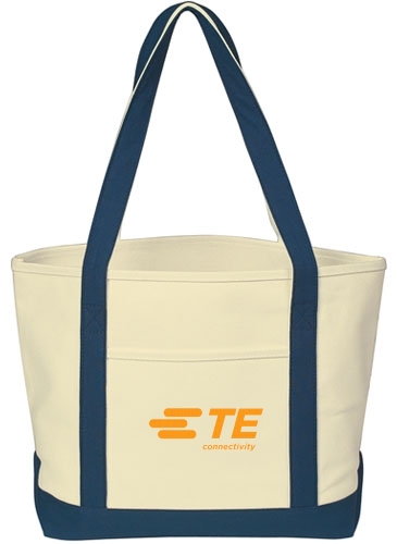 Medium Starboard Cotton Canvas Tote Bag