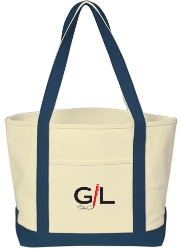 Medium Starboard Cotton Canvas Tote Bag