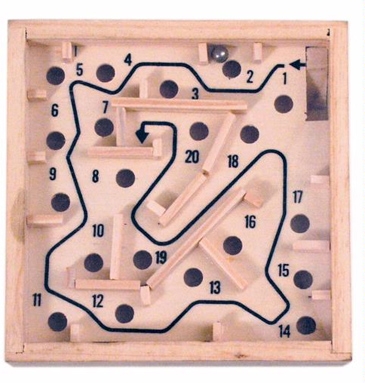 Wooden Maze Puzzle