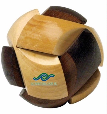 Wooden Soccer Ball Puzzle