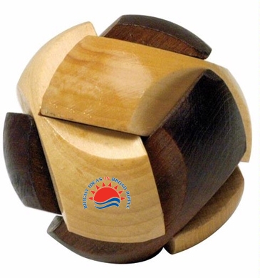 Wooden Soccer Ball Puzzle