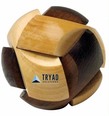 Wooden Soccer Ball Puzzle