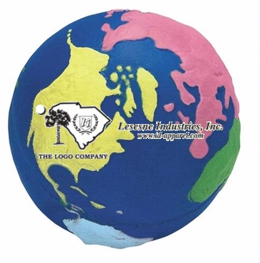 Multi-Color Earth Stress Ball