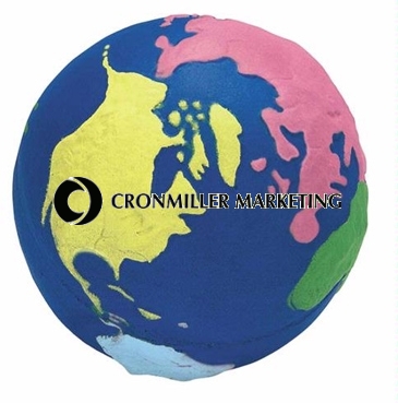 Multi-Color Earth Stress Ball