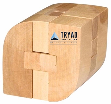 Wooden Rhombus Puzzle