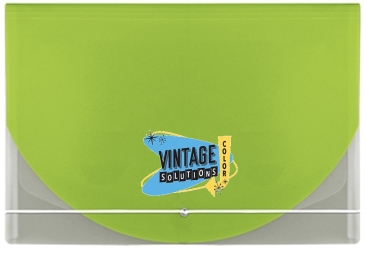 Color Flap Translucent Document Holder