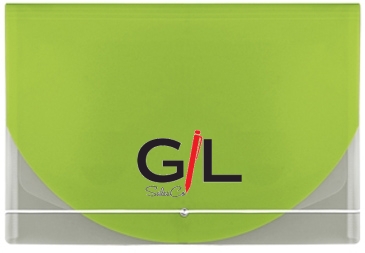 Color Flap Translucent Document Holder