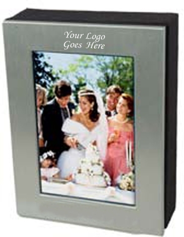 4 X 6 Silver Photo Frame Box