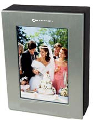 4 X 6 Silver Photo Frame Box