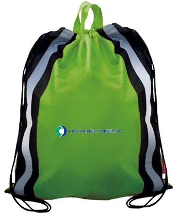 NW Reflective Drawstring Backpack