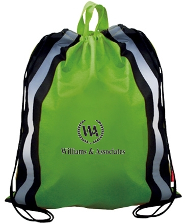 NW Reflective Drawstring Backpack
