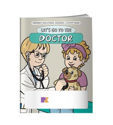 Coloring Book: Let's Go to the Doctor