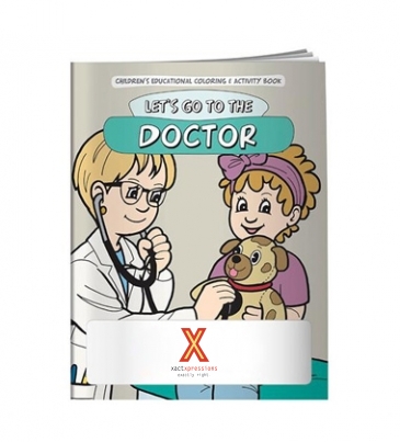 Coloring Book: Let's Go to the Doctor