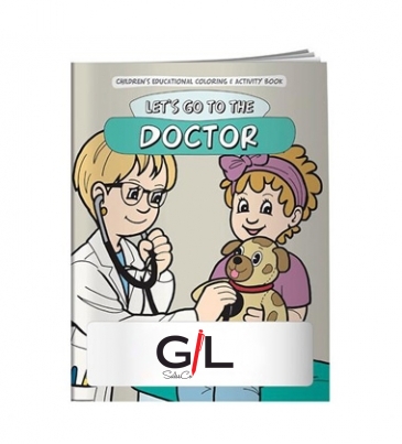 Coloring Book: Let's Go to the Doctor