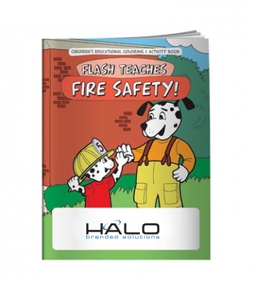 Coloring Book: Flash Teaches Fire Safety