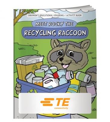 Coloring Book: Meet Rocky the Recycling Raccoon