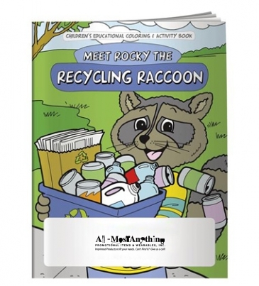 Coloring Book: Meet Rocky the Recycling Raccoon
