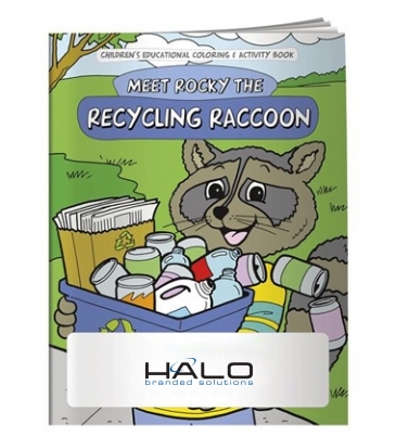 Coloring Book: Meet Rocky the Recycling Raccoon